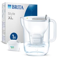 BRITA Style XL vízszűrő kancsó szürke 3,6 l - 1 db MAXTRA PRO Pure Performance szűrővel, LED jelzővel, klór és vízkő ellen 1