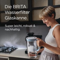 BRITA üveg vízszűrő kancsó 2,5L világoskék + 3 Maxtra Pro szűrőbetét - 3er Pack, Single 2