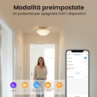 Telecomandă universală cu infraroșu și WiFi Broadlink RM5 Plus, compatibilă cu Alexa și Google Assistant, pentru televizoare, aparate de aer condiționat și ventilatoare, cu funcții de scenarii și temporizator 5