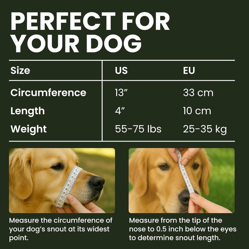 BRONZEDOG Fém Kutyaszájkosár Bőr Pántokkal - Állítható Drótszájkosár Belga Juhászkutyáknak és Golden Retrievereknek - Közepes Méret, Acél