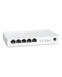 BrosTrend 5-portový 2.5G Ethernet Switch - Nespravovaný sieťový rozbočovač pre herné PC a NAS servery, Plug-and-Play, bez ventilátora 1