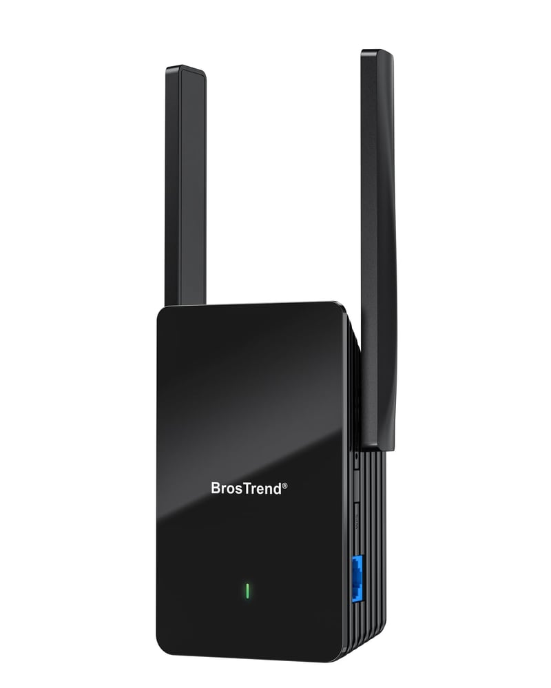 BrosTrend AX1500 WiFi 6 zosilňovač, dvojpásmový 1500 Mbps, gigabitový LAN port