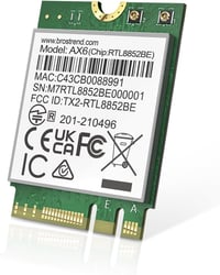 BrosTrend AX1800 WiFi 6 M.2 WLAN kártya Bluetooth 5.2 Windows 10/11 1