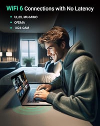 BrosTrend AX1800 WiFi 6 M.2 WLAN kártya Bluetooth 5.2 Windows 10/11 4