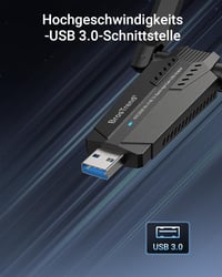 BrosTrend WiFi 6E AXE3000 USB WLAN adapter – tri-band, Linux Plug & Play (Kernel 5.18+) 6