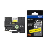 Zmršťovacia bužírka Brother HSe-621E - čierna/žltá 2