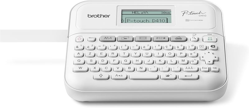 Brother P-Touch PT-D410 Irodai Címkézőgép TZE Szalagokhoz 3,5-18mm