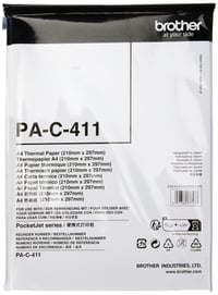 Hârtie termică originală Brother PAC411 A4, pachet de 100 de coli, pentru imprimantă termică 1