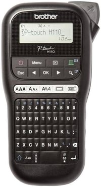 Prenosný štítkovač Brother PT-H110 P-touch, na TZe pásky so šírkou 3,5–12 mm, čierny — Displej je poškriabaný (stav: viď 2. obrázok) 1