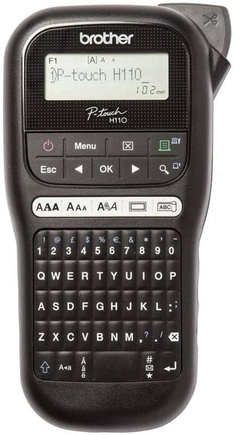 Brother PT-H110 TZe szalagos címkéző (3,5–12 mm)