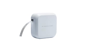 Imprimantă de etichete Bluetooth Brother PTP710BTH - Alb, aparat de etichetare portabil, controlabil prin smartphone