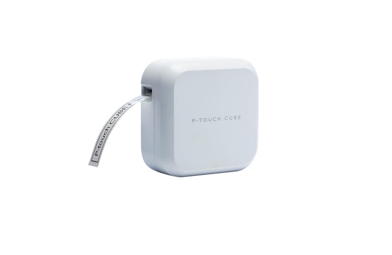 Imprimantă de etichete Bluetooth Brother PTP710BTH - Alb, aparat de etichetare portabil, controlabil prin smartphone