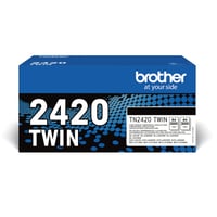 Originálny čierny toner Brother TN2420TWIN, dvojité balenie (2 ks) – cca 6000 strán – MFCL2710DW, MFCL2730DW, MFCL2750DW, DCPL2510D, HLL2310D, HLL2 1