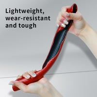 BROVACS Szénszálas Kormánykover Piros Univerzális 36-41cm Anti-slip PU Bőr 7
