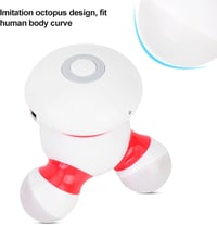 Brrnoo USB kézi masszírozó vibráló LED fénnyel hát nyak kar lábra 2