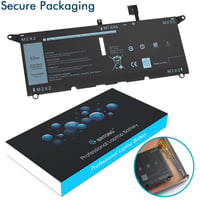 Náhradná batéria BRTONG DXGH8 pre notebook Dell XPS 13 9380 9370 7390 7391 7490, Latitude 3301, Vostro 5390 5391 G8VCF HK6N5 H754V P82G 6