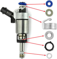 Bruafsir Golf A3 S3 A4 Injector O-ring Javítókészlet Tűszelep 10mm 5