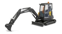 Bruder 02465 Kompaktné rýpadlo Volvo ECR40, model 1:16, stavebný stroj s gumenými pásmi a lyžicou 1