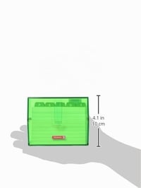Cutie pentru fișe BRUNNEN 102057052 A7, 12x9,5x6,5 cm, polistiren, verde kiwi, cod de culoare 5