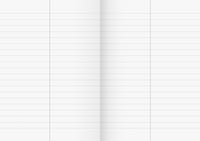 Caiet de vocabular premium Brunnen 104348502, format A5, 32 file, liniat, cu coloană de separare 4