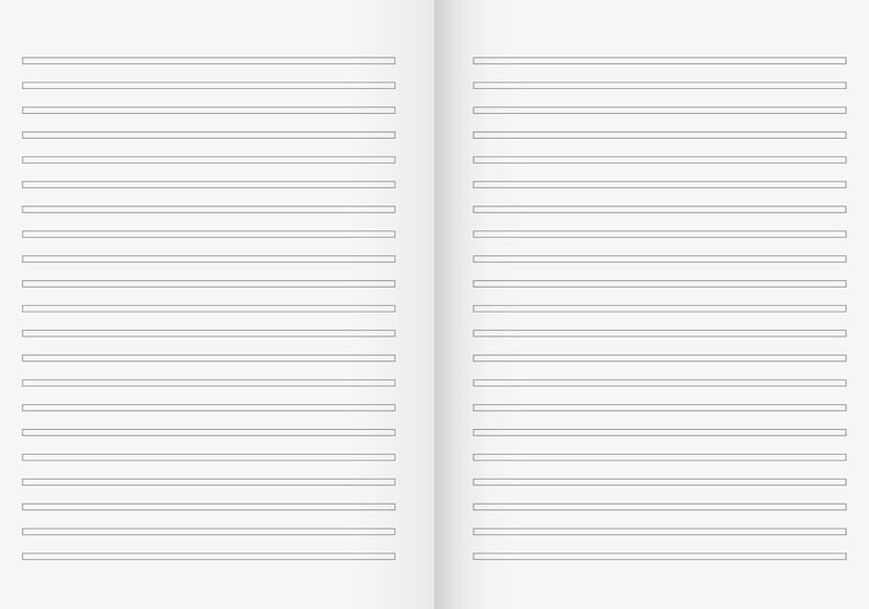 BRUNNEN A4 Füzet 32 Lap Vonalas Iskolai Jegyzetfüzet - A4 32 sheets, Single