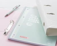 BRUNNEN College Notepad Premium Student Pastel A4 vonalas füzet 80 lapos pasztell színekben 8