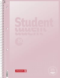 BRUNNEN College Notepad Premium Student Pastel A4 vonalas füzet 80 lapos pasztell színekben 5