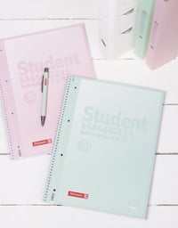 BRUNNEN College Notepad Premium Student Pastel A4 vonalas füzet 80 lapos pasztell színekben 6