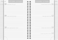 Agendă școlară BRUNNEN (2025/2026) "Plain Black" – 2 pagini = 1 săptămână, A5, 208 pagini, copertă PP, negru 3
