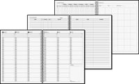 Agendă pentru profesori BRUNNEN 2023/2024 – 2 pagini = 1 săptămână, format A4 supradimensionat 23x29,7 cm, agendă neagră 2