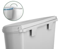 Závesný odpadkový kôš Brunner Pillar XL do obytného auta – sivý – 10 litrov 7