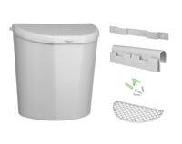 Závesný odpadkový kôš Brunner Pillar XL do obytného auta – sivý – 10 litrov 5