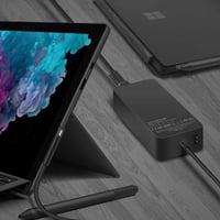 Nabíjačka na Microsoft Surface 65W Brusace, sieťový adaptér MU65W-A1706 s USB portom, kompatibilná s 65W, 44W, 39W, 36W 9