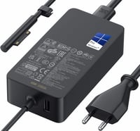 Nabíjačka na Microsoft Surface 65W Brusace, sieťový adaptér MU65W-A1706 s USB portom, kompatibilná s 65W, 44W, 39W, 36W 1