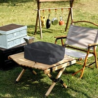 bruwaa Elektromos Grill Takaró 56x50x20cm UV Védelem Vízálló Porálló Fekete 7