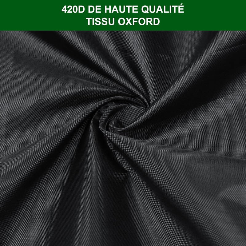 bruwaa Elektromos Grill Takaró 56x50x20cm UV Védelem Vízálló Porálló Fekete