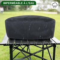 bruwaa Elektromos Grill Takaró 56x50x20cm UV Védelem Vízálló Porálló Fekete 6