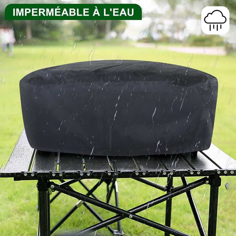 bruwaa Elektromos Grill Takaró 56x50x20cm UV Védelem Vízálló Porálló Fekete