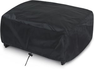 bruwaa elektromos grill védőhuzat, vízálló, UV-álló - fekete - 56x50x20 cm