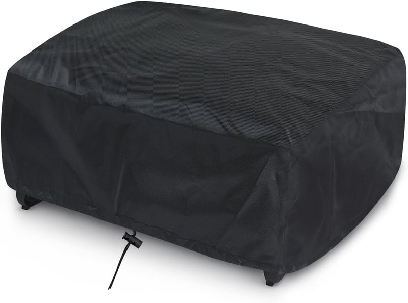 bruwaa Elektromos Grill Takaró 56x50x20cm UV Védelem Vízálló Porálló Fekete