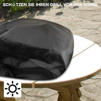 bruwaa Ninja Woodfire OG701EU grillhuzat vízálló 420D Oxford szövet gumiszalaggal 6
