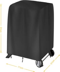 bruwaa Ninja Woodfire OG701EU grillhuzat vízálló Oxford szövet 71x51x91cm 3