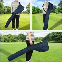 Brynnl Golf Utazótáska 49 Inch Összecsukható 10 Ütőhöz Kék 6