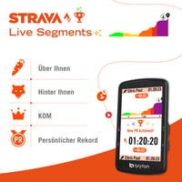 Cyklopočítač GPS Bryton Rider S810E s 3,5-palcovým dotykovým displejom, 50-hodinovou výdržou batérie, offline mapami Európy, ANT+/BLE 2