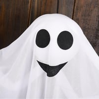 Bseical Halloween LED-es Szellem Dekoráció 60cm - 2 Darab Függeszthető Kert Dísz 8