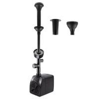 LED čerpadlo do záhradnej fontány, 2000 l/h, 25 W, nastaviteľný tlak vody, 3 trysky, tichá prevádzka, jazierko, akvárium, vodopád 1