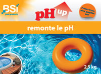 BSI pH Plus medence pH-emelő por úszómedencéhez és spához 2,5 kg 2