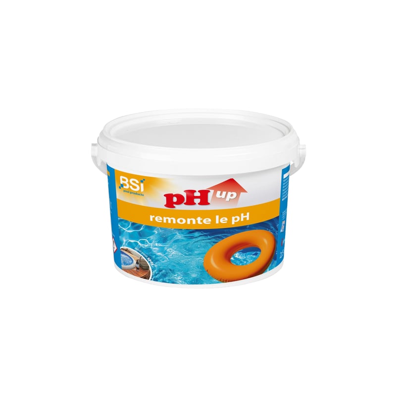 BSI pH Plus medence pH-emelő por úszómedencéhez és spához 2,5 kg