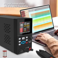 BSIDE Programozható Laboratóriumi Tápegység 40V 20A 300W Szabályozott Kapcsolóüzemű Kettős Finomhangolás 4 Digites 6 Soros Színes Kijelző As 3