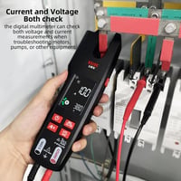 BSIDE U6X Digitális Multiméter Amperfoggó AC DC 600A Infravörös Hőmérővel Színes LCD Kijelző TRMS Akkumulátoros Táskával 3